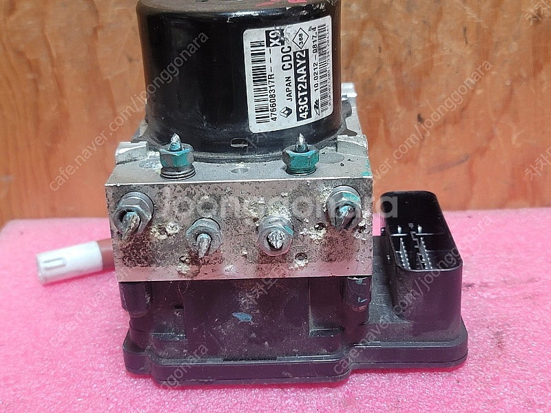 (중고) 올뉴SM7 L47 뉴SM5 L43 호환 중고품 ABS 모듈 (( 키로수미연동제품) 476608317R X9--0